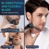 Body Hair Trimmer - 2 in 1 Pubic Hair Trimmer for Men with Multiple Head