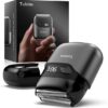 Electric Foil Shavers for Men, Upgraded Mini Electric Razor with LED